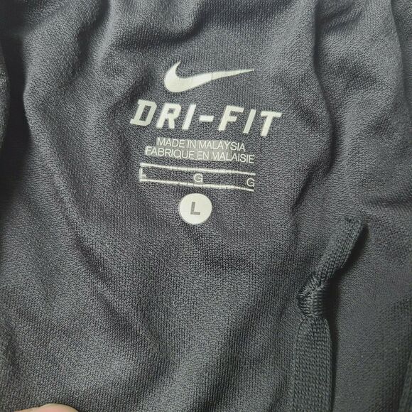 Nike Women's Dri Fit Black Running Athletic Shorts Back Pocket Size Large - Picture 8 of 8